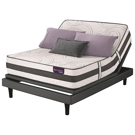King Firm Hybrid Smooth Top Mattress and Pivot iC Adjustable Foundation